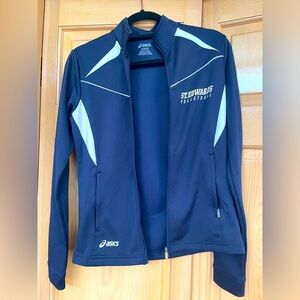 Asics track zip up sport jacket Sz S St. Edwards Volleyball